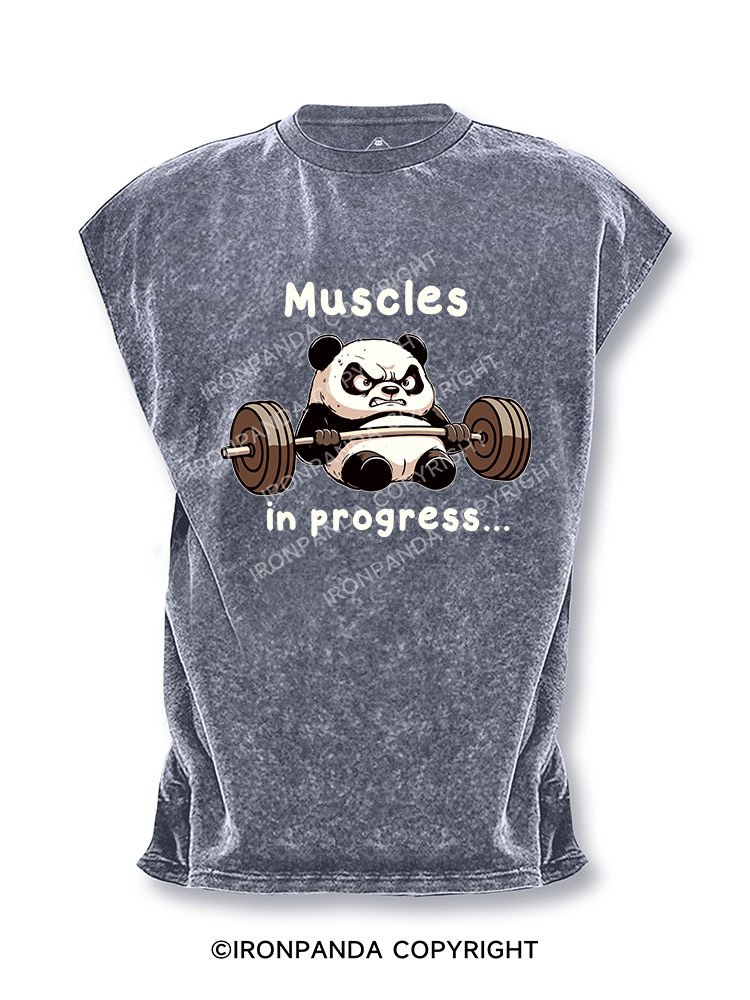 muscles in progress Cut Off Tank