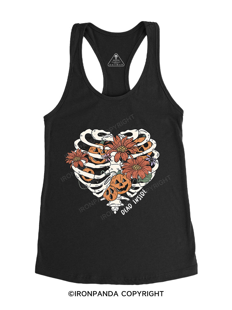 DEAD INSIDE Gym Racerback Tank