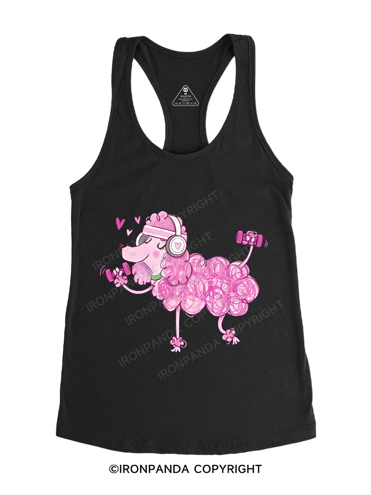GymPoodle Gym Racerback Tank