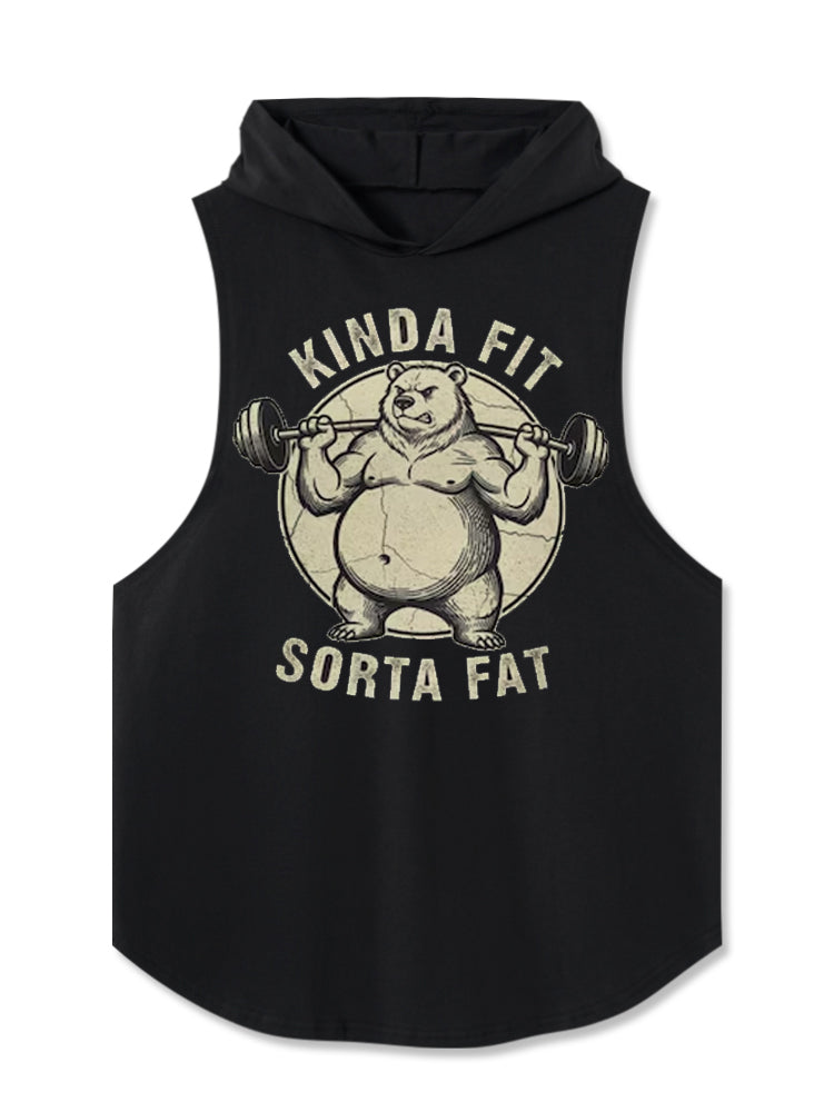 Kinda Fit Sorta Fat Hooded Tank