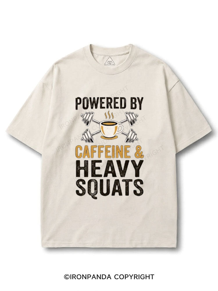 Powered by Caffeine and Heavy Squats COTTON PUMP COVER