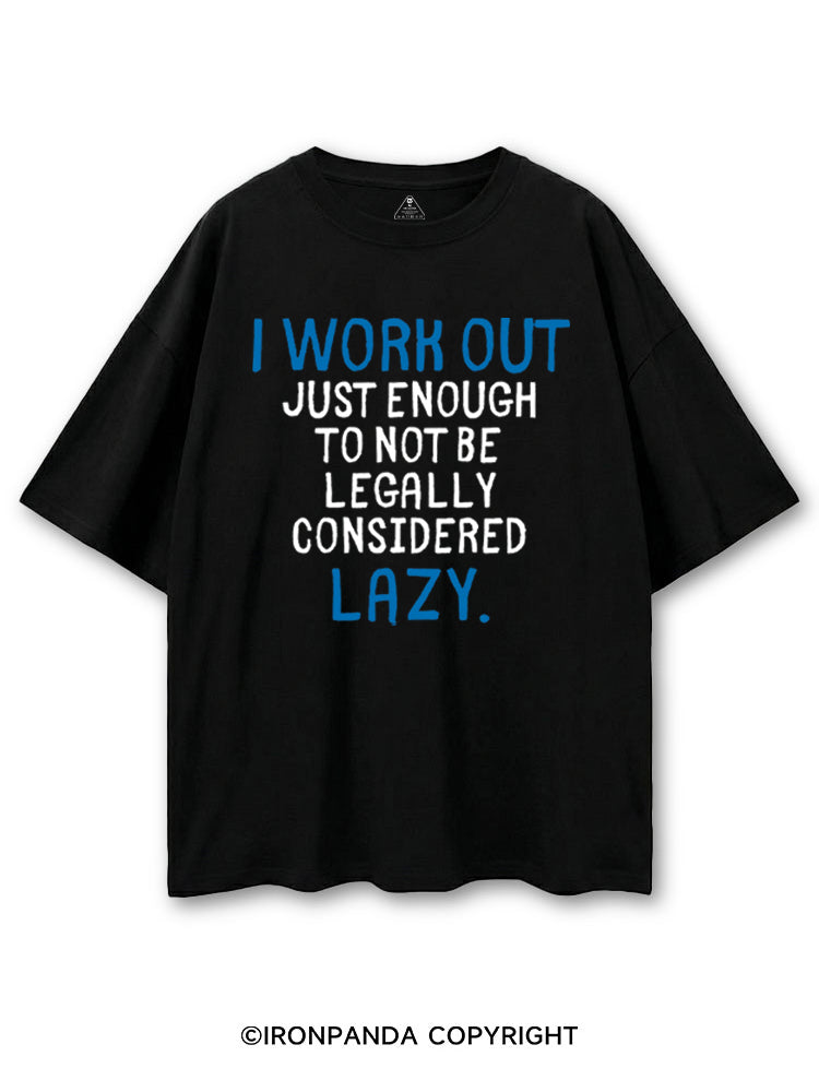 I WORK OUT JUST ENOUGH TO NOT BE LEGALLY CONSIDERED LAZY COTTON PUMP COVER