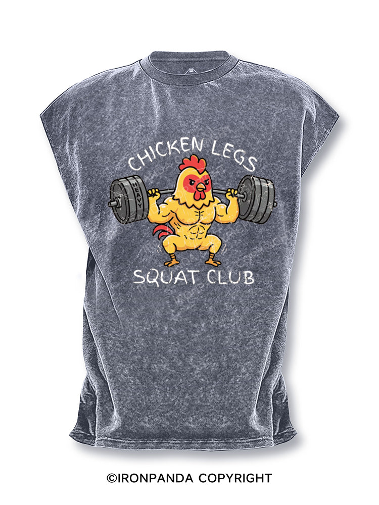 CHICKEN LEGS SQUAT CLUB Cut Off Tank