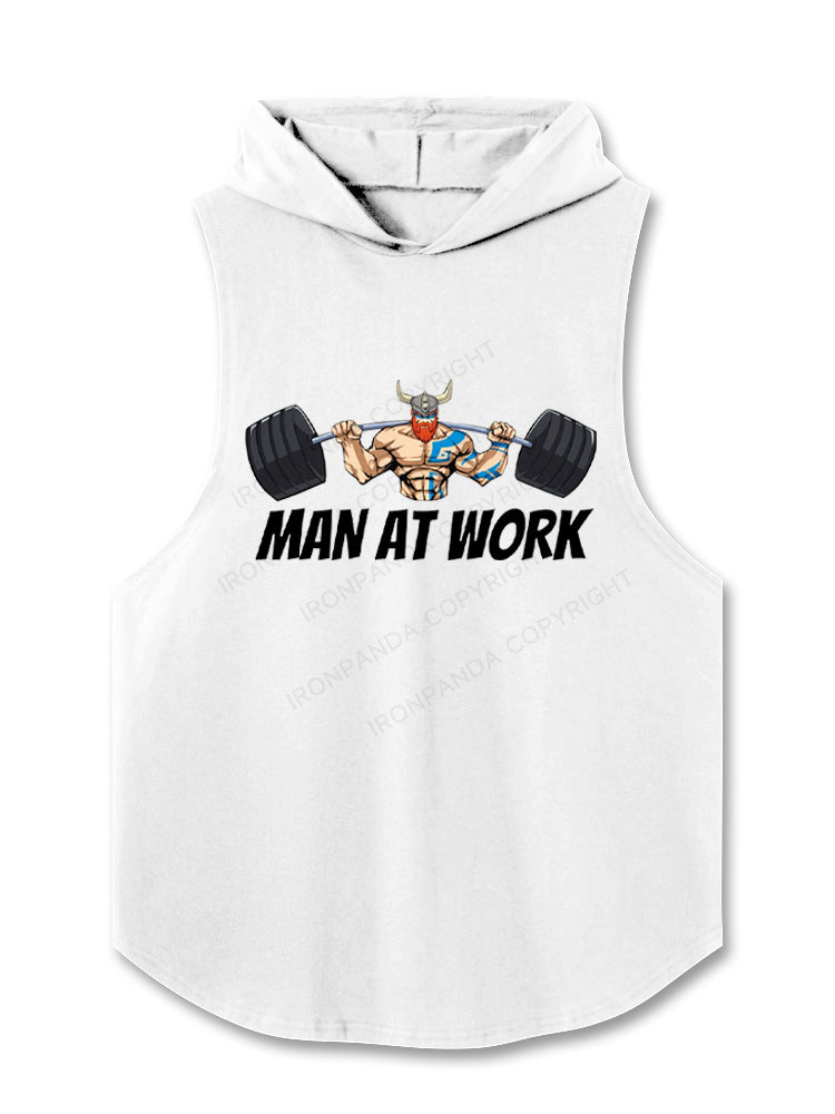 MAN AT WORK Hooded Tank