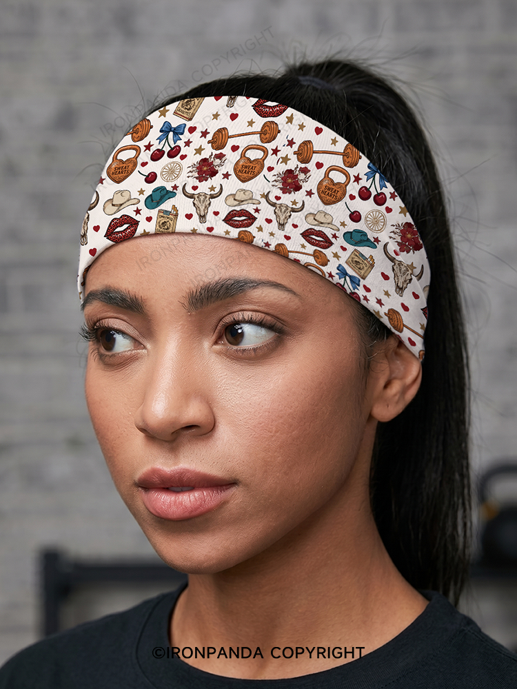 Sweat Hearts Gym Headband