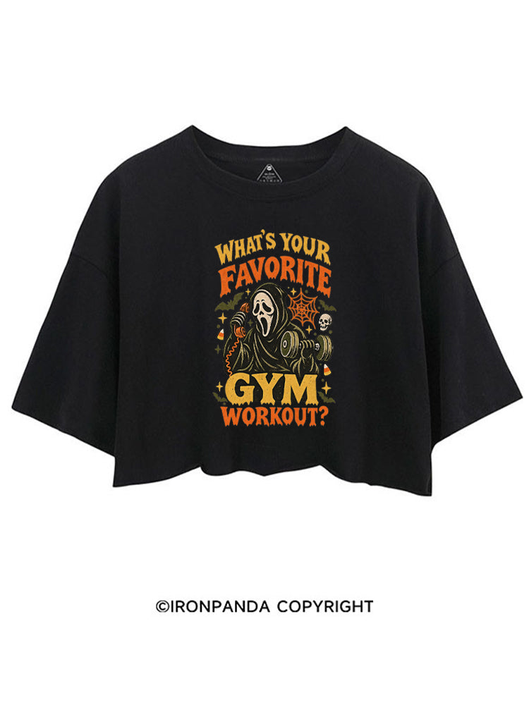 WHAT'S YOUR FAVORITE GYM WORKOUT GYM REAPER CROP TOPS