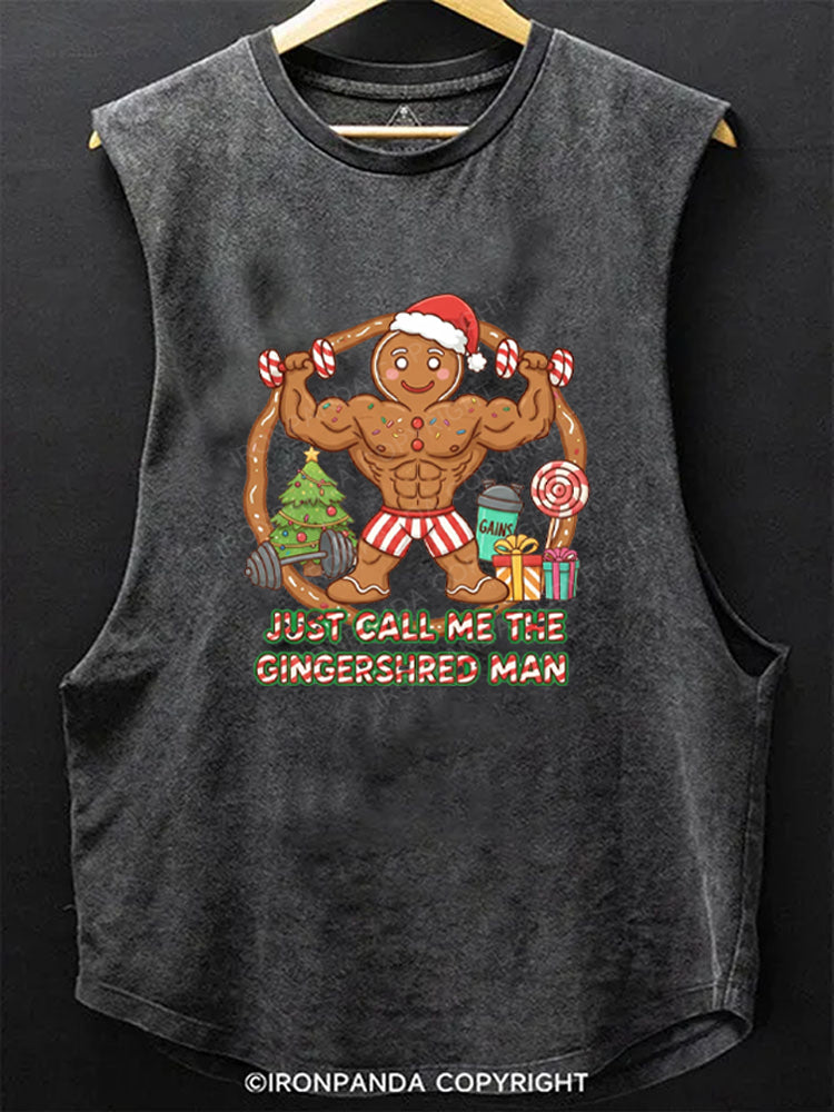 JUST CALL ME THE GINGERSHRED MAN Scoop Bottom Cotton Tank