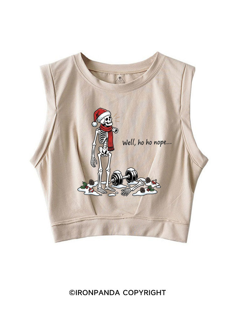 Well, ho ho nope... SLEEVELESS CROP TOPS
