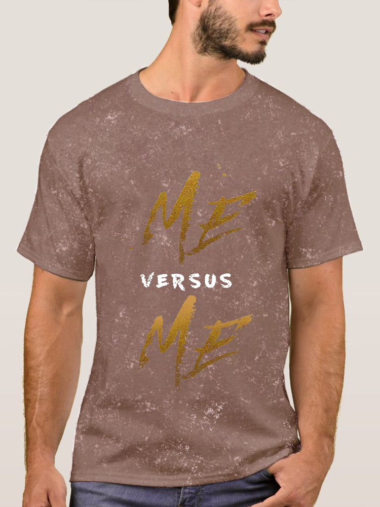 Me Versus Me Washed Gym Shirt