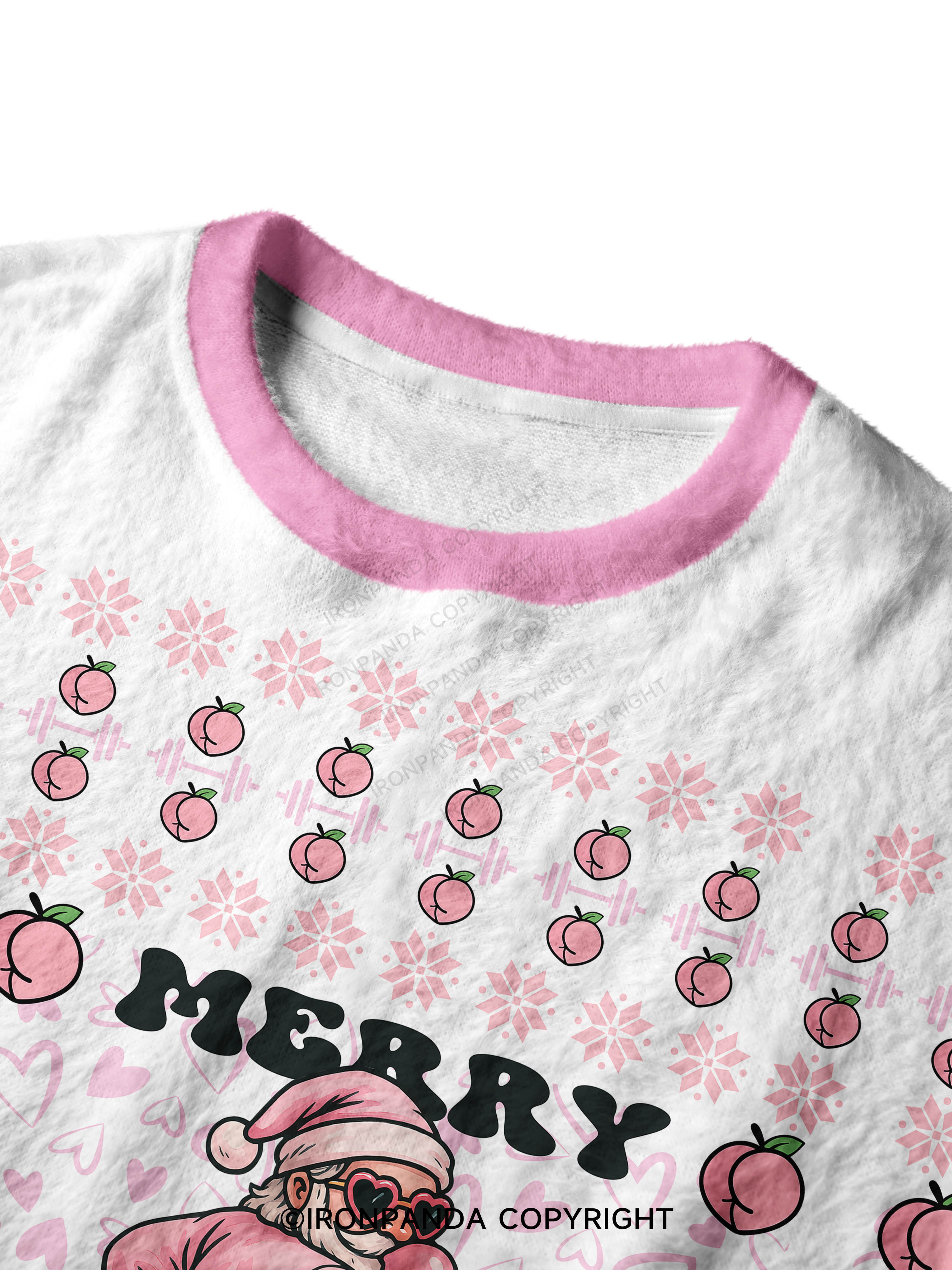 IRONPANDA MERRY THICC-MAS Fitness Theme Ugly Sweater