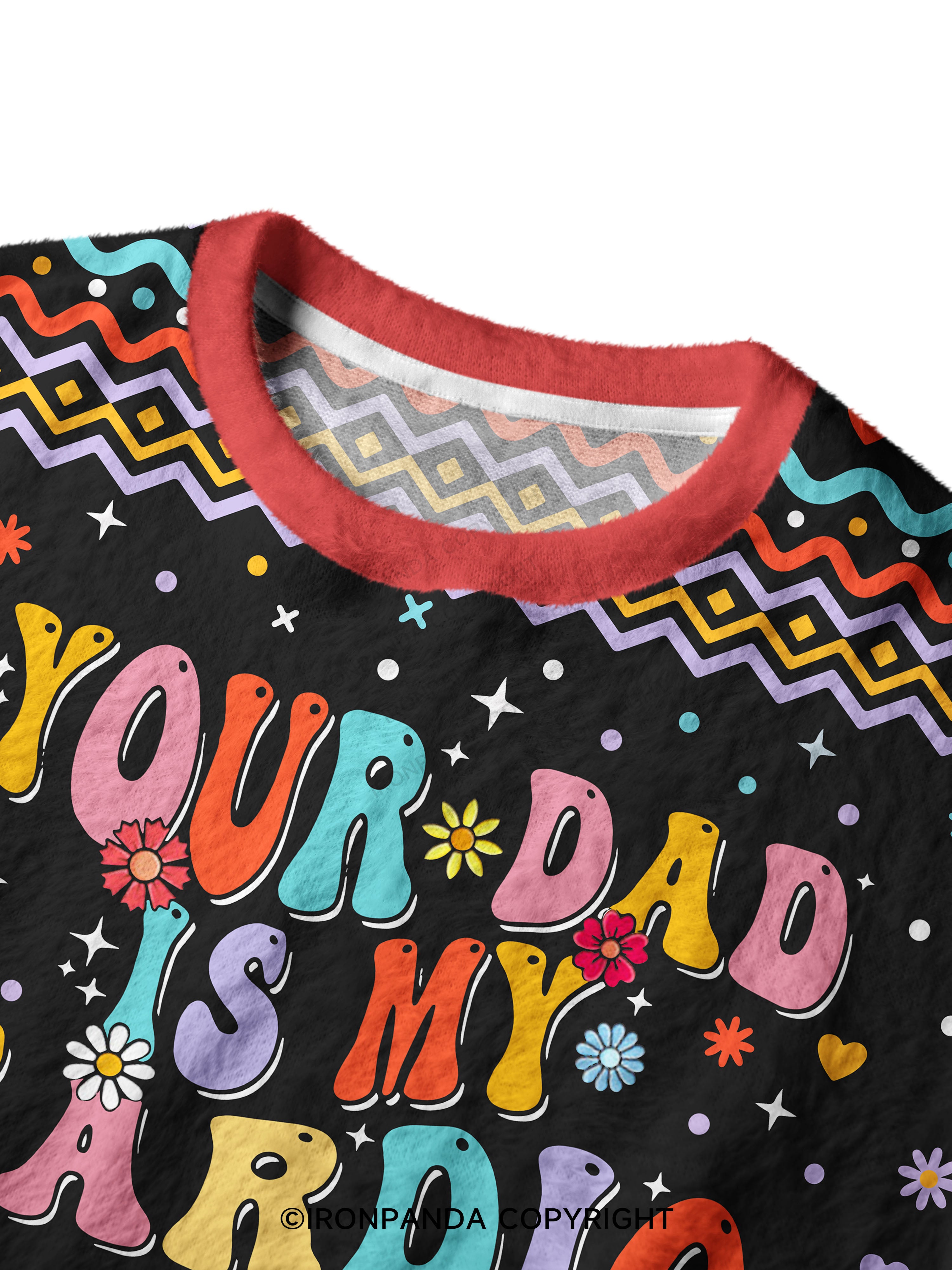 Your Dad Is My Cardio Ugly Fuzzy Fleece Sweater