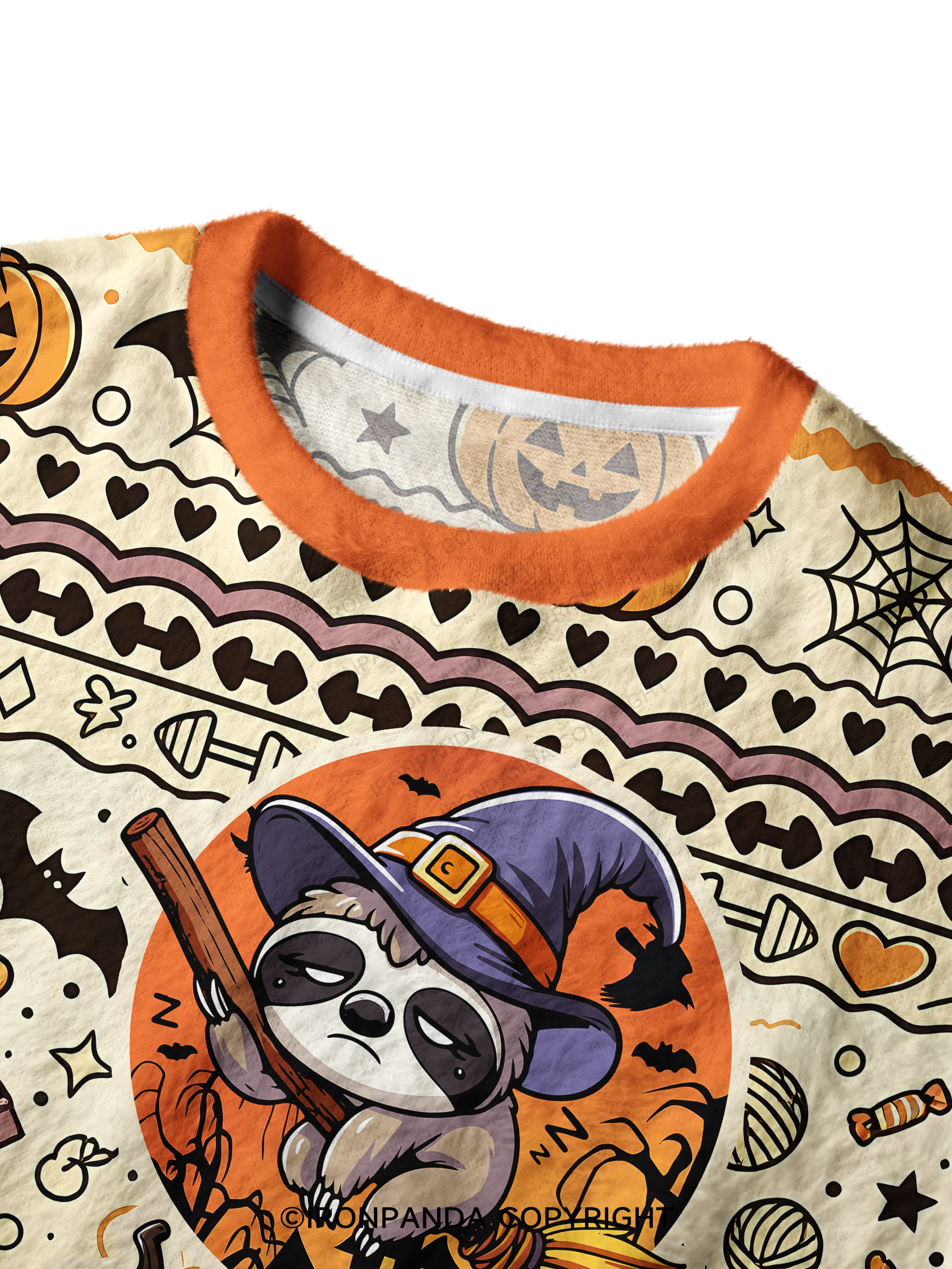 Cute But Spooky Ugly Fuzzy Fleece Sweater