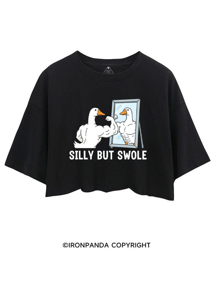 Silly But Swole Muscular Duck CROP TOPS