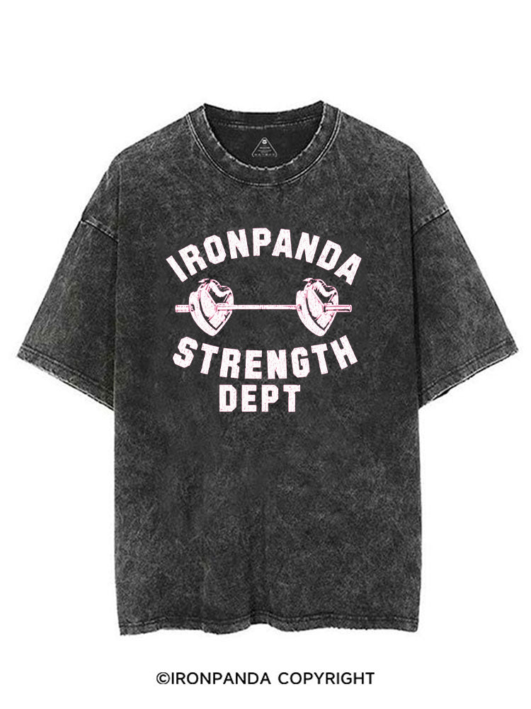 IRONPANDA STRENGTH DEPT VINTAGE GYM SHIRT