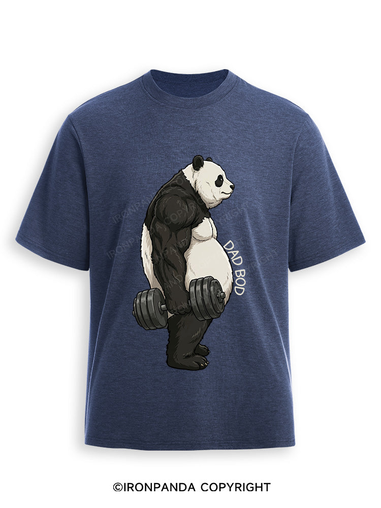 Dad Bod Panda Ultra Soft Heather T-Shirt