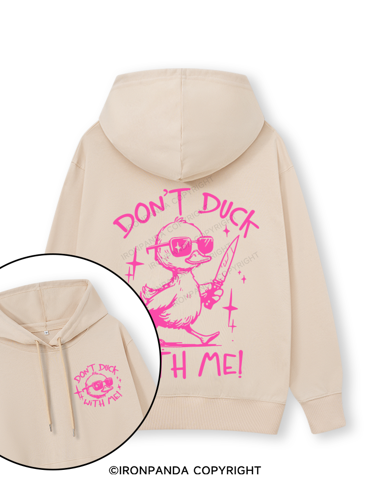 Don't duck with m Double-Sided Printed Classic Gym Hoodie
