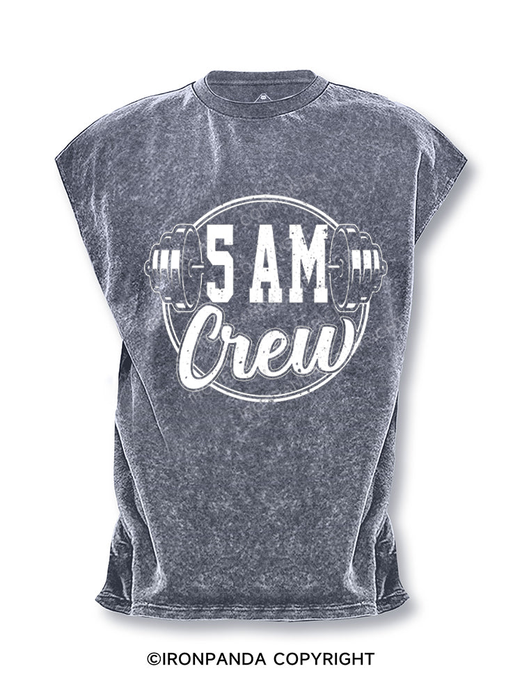 5 AM Crew Cut Off Tank
