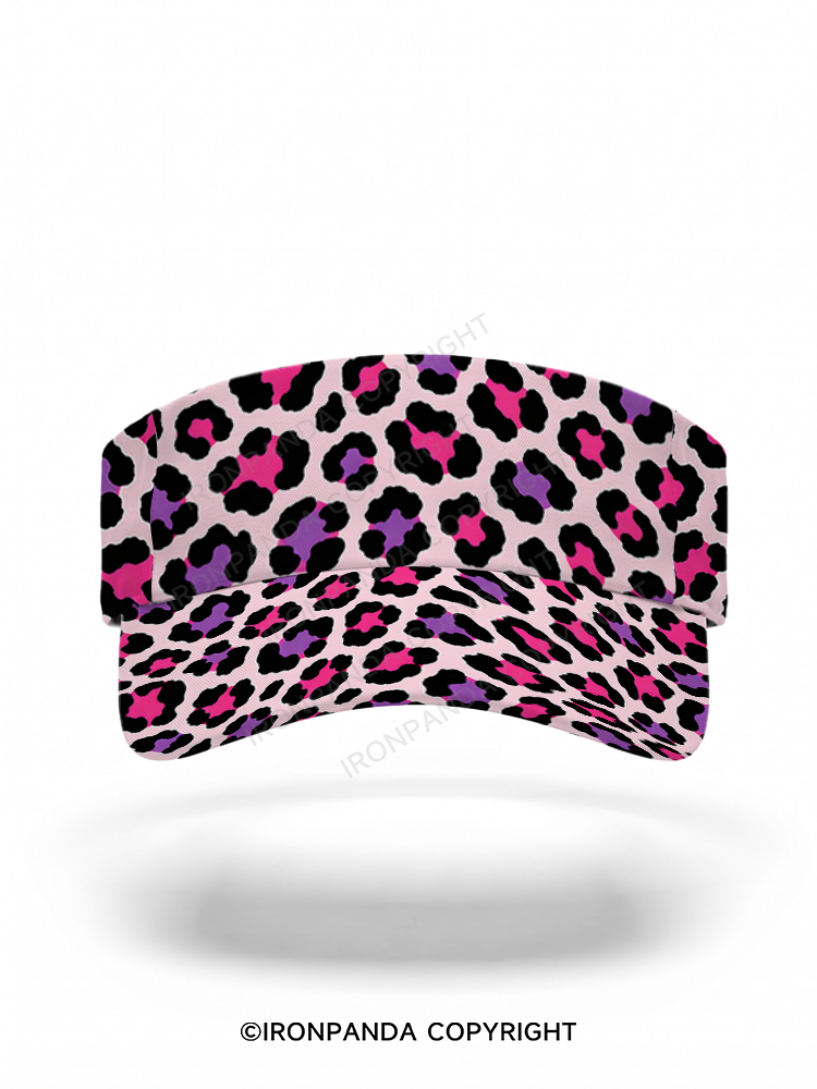 SWEET LEOPARD Printed Sports Visor