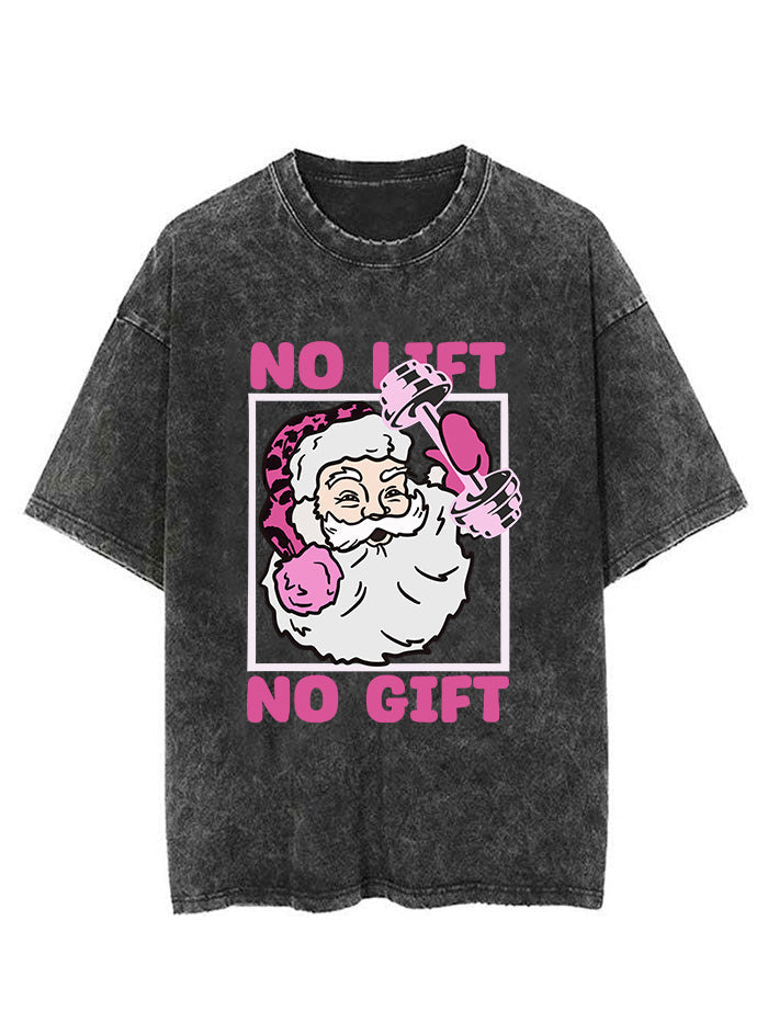 Xmas no lift no gift Vintage Gym Shirt