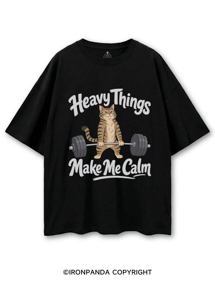Heavy Things Make Me Calm COTTON PUMP COVER