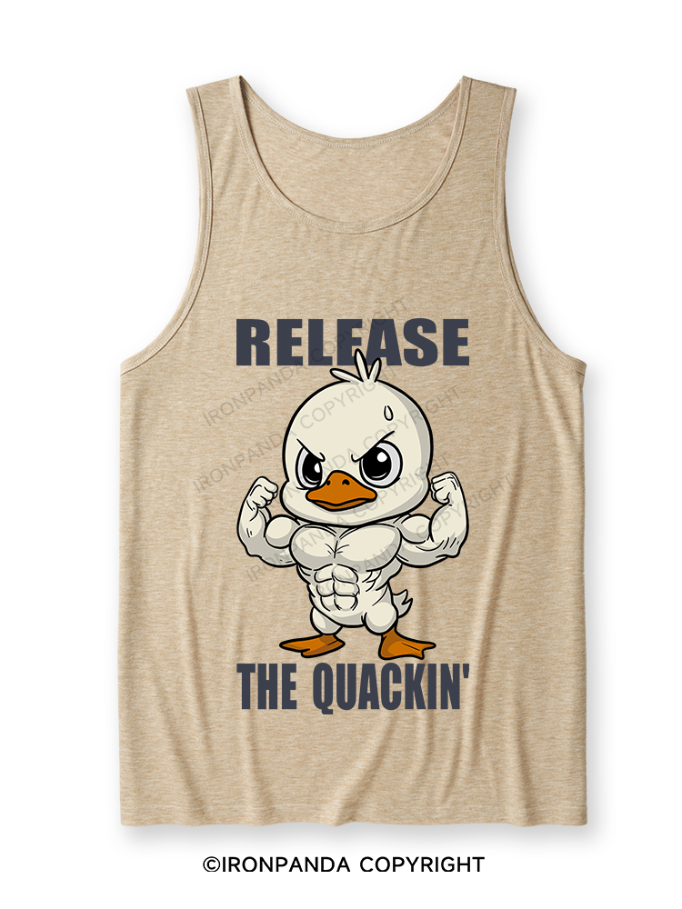 release the quackin' Ultra Soft Heather Tank