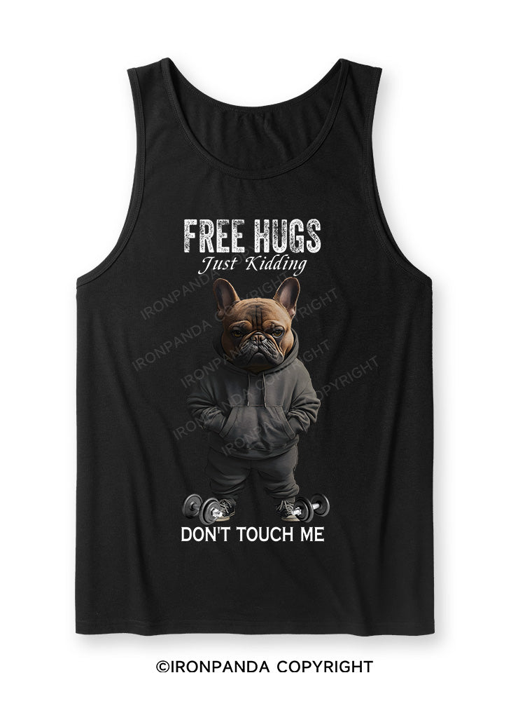 free hugs bulldog Ultra Soft Heather Tank