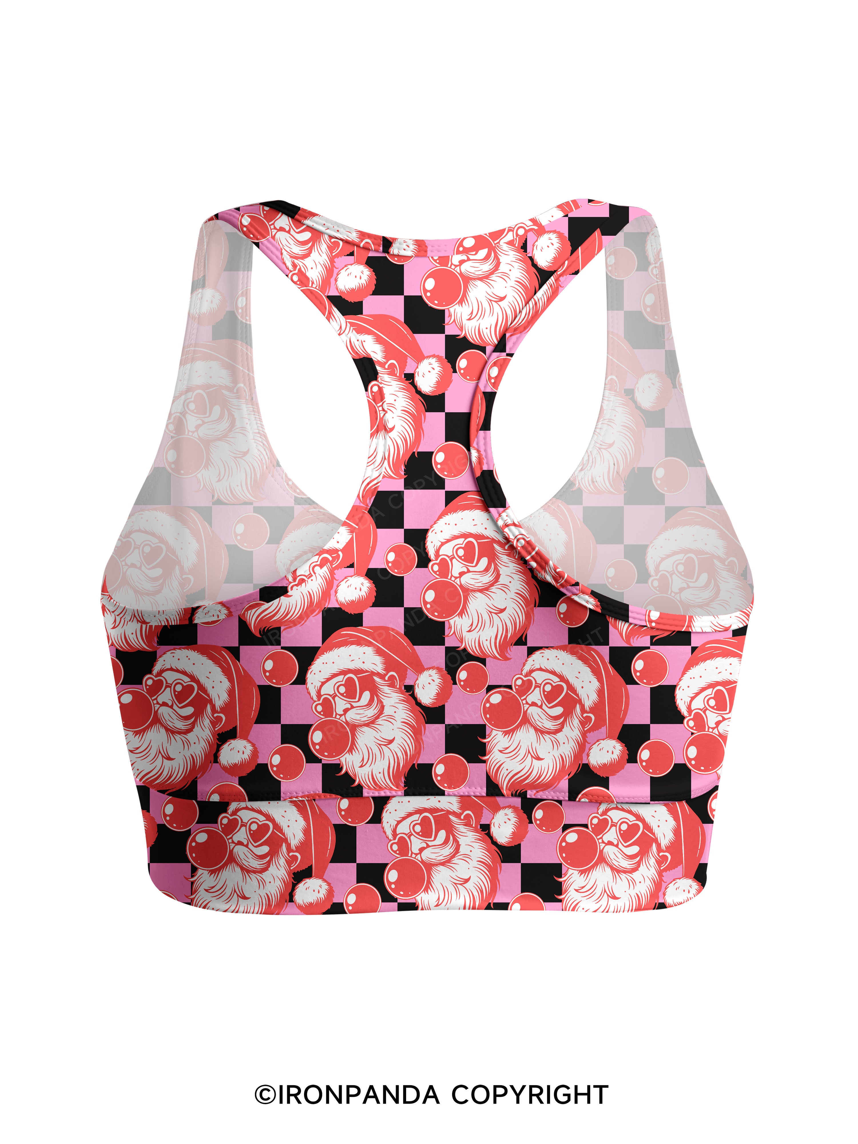 MERRY CHRISTMAS Racerback Sports Bra