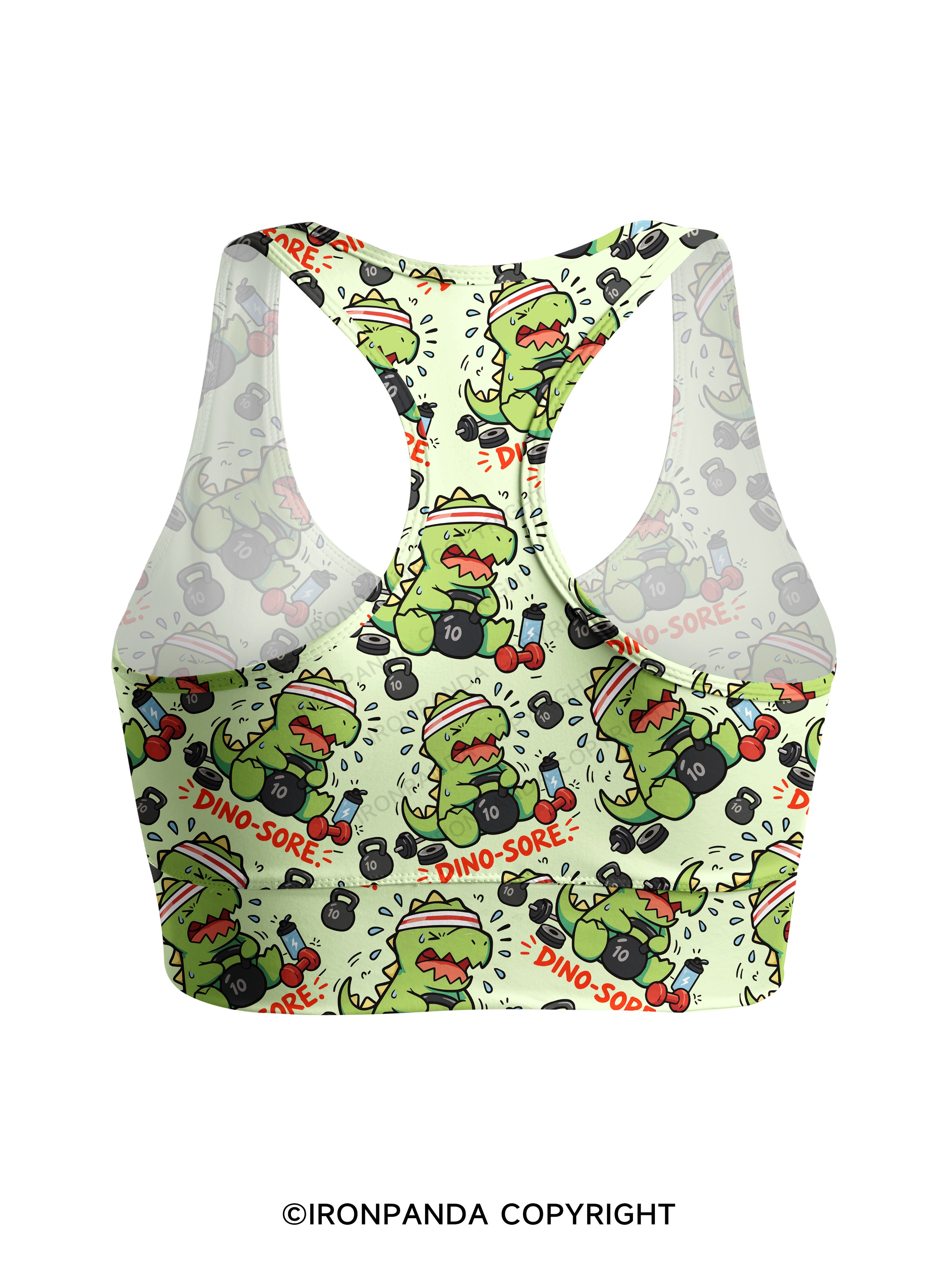 DINO-SORE Racerback Sports Bra