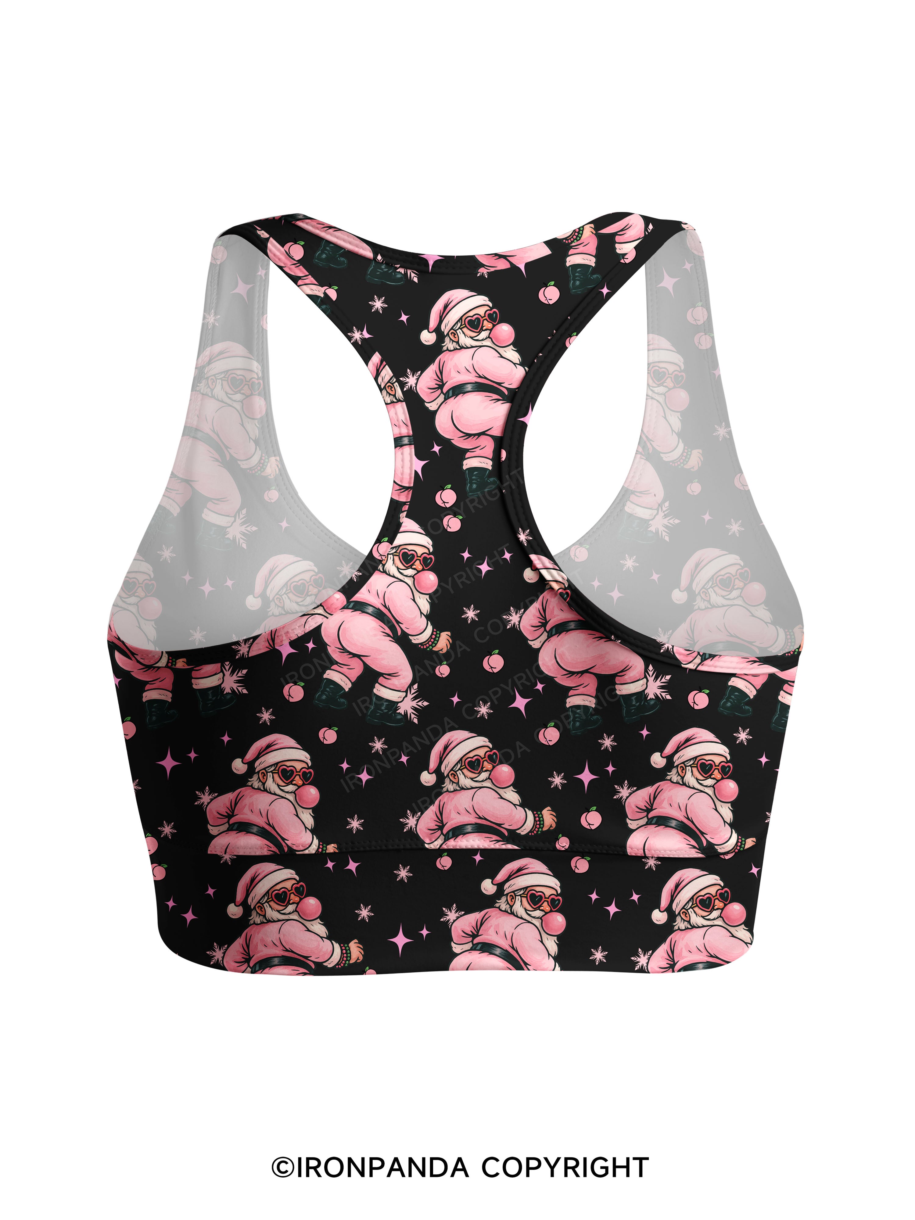 IRONPANDA MERRY THICC-MAS Racerback Sports Bra