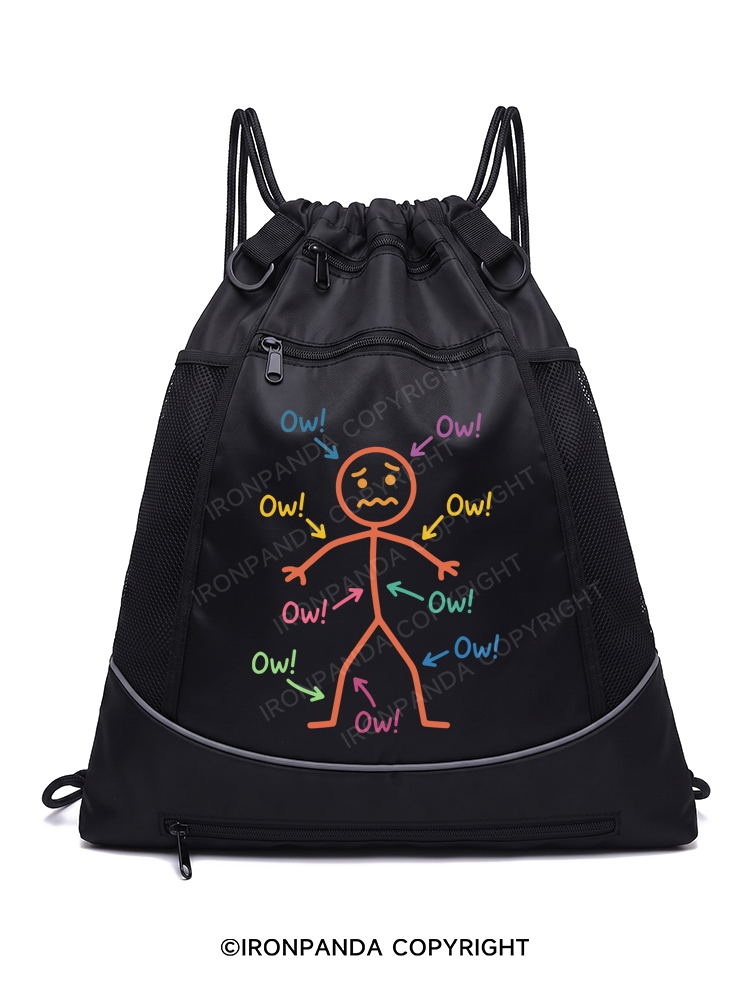 OW! Gym Drawstring Bag