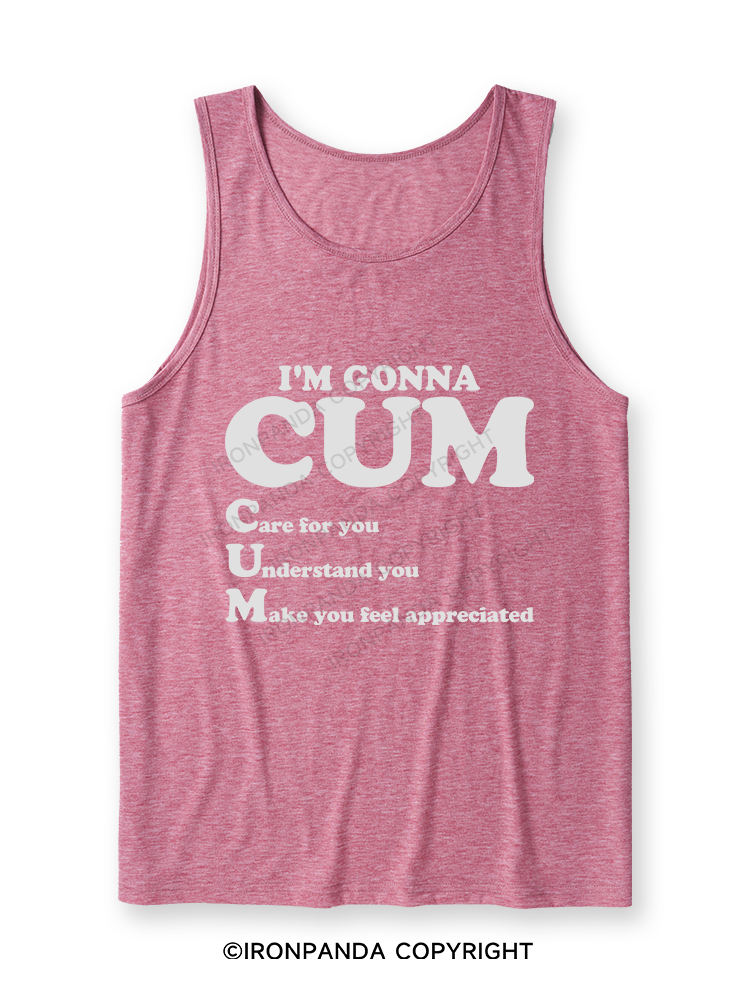 I’M GONNA CUM Ultra Soft Heather Tank