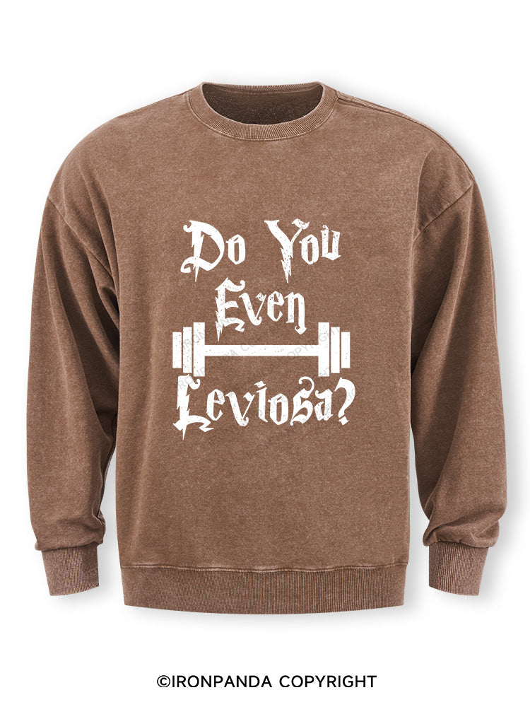 do you even leviosa Washed Sweatshirt