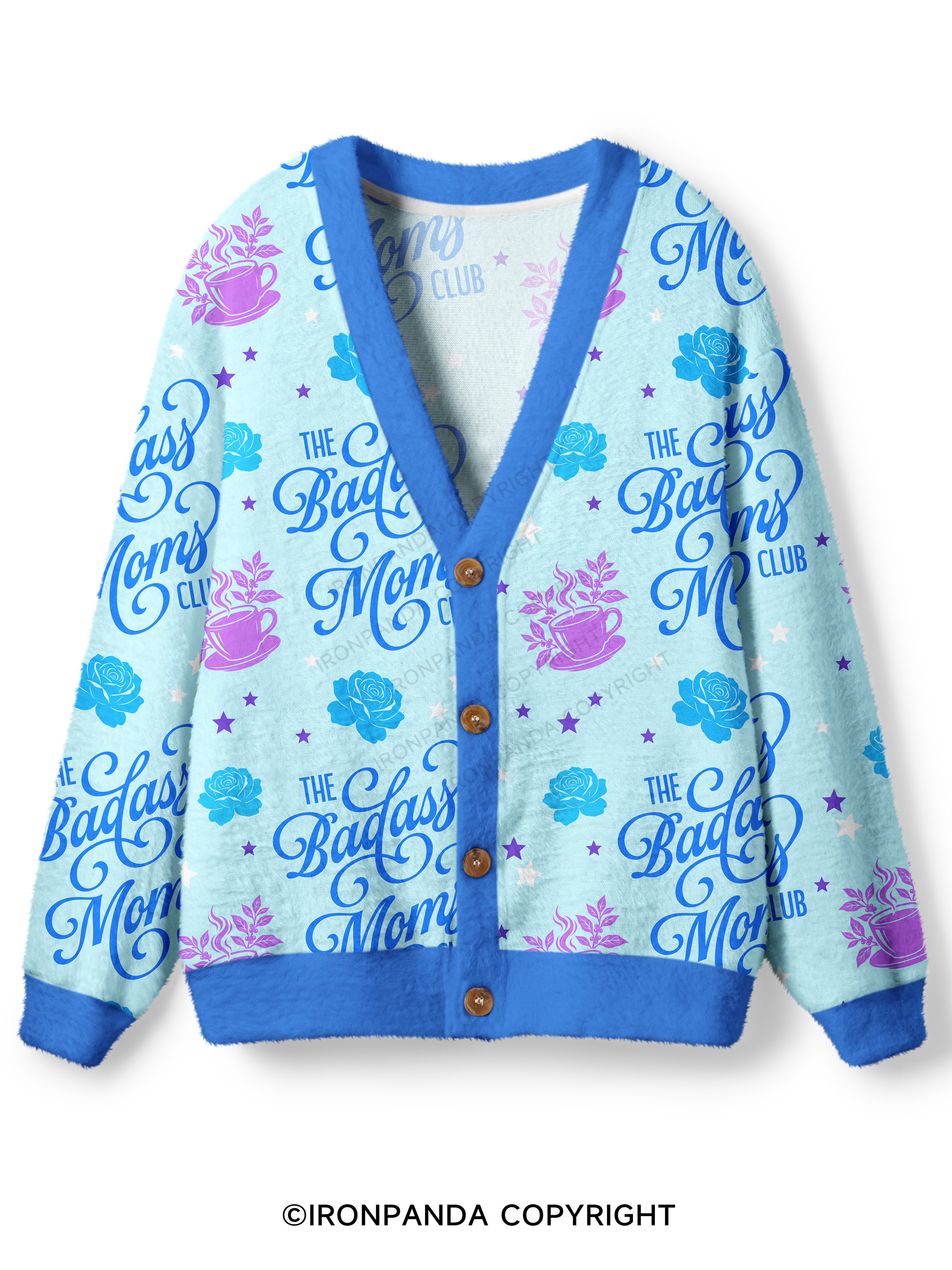 THE BADASS MOMS CLUB Ugly Cardigan Sweater