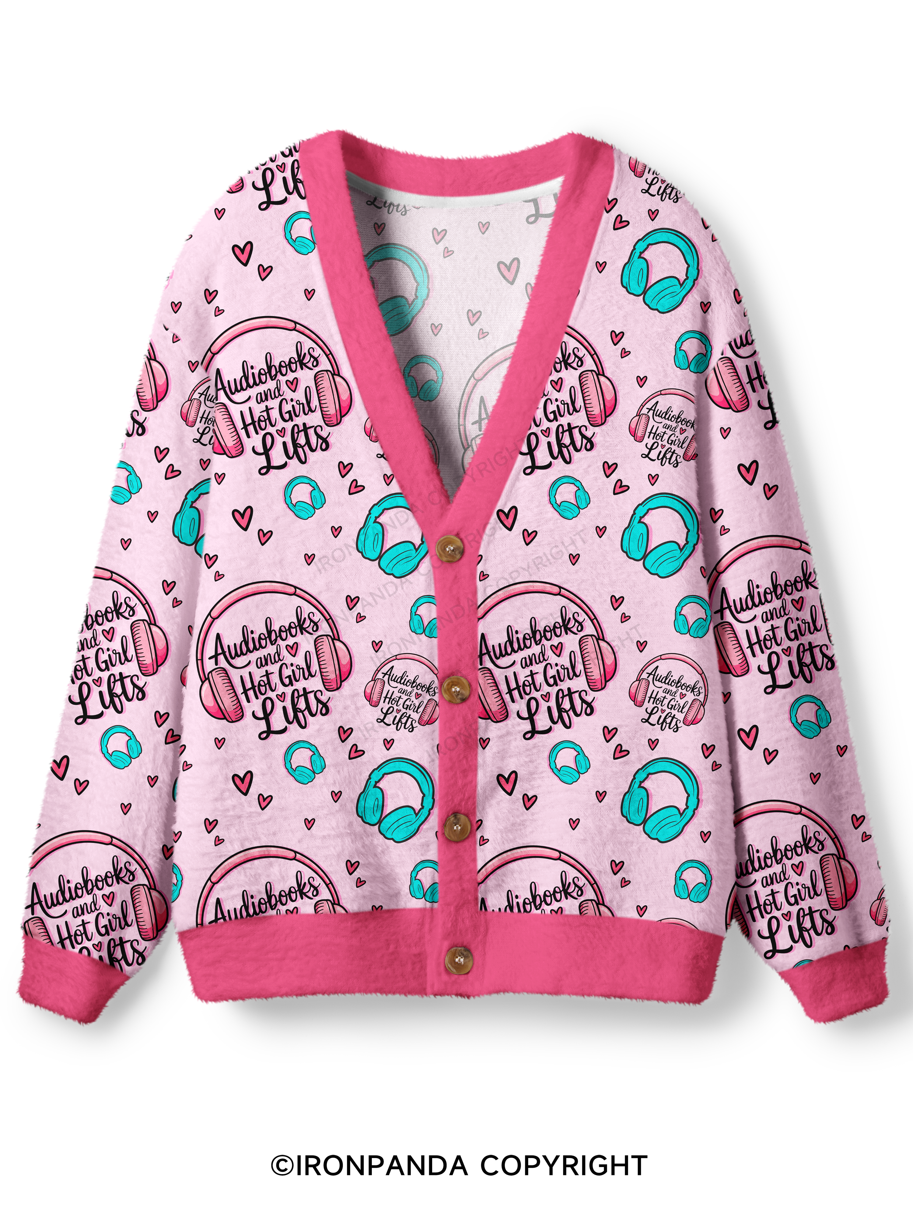 AUDIOBOOKS AND HOT GIRL LIFTS Ugly Cardigan Sweater