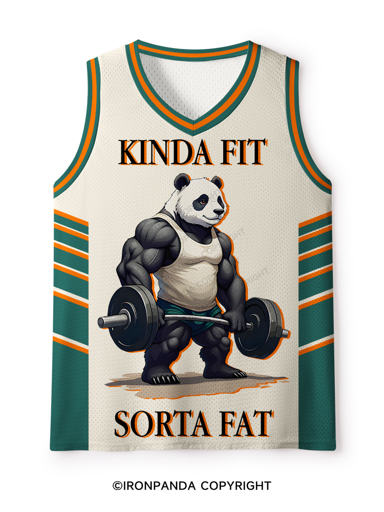 Kinda Fit Sorta Fat Panda Mesh Tank Top