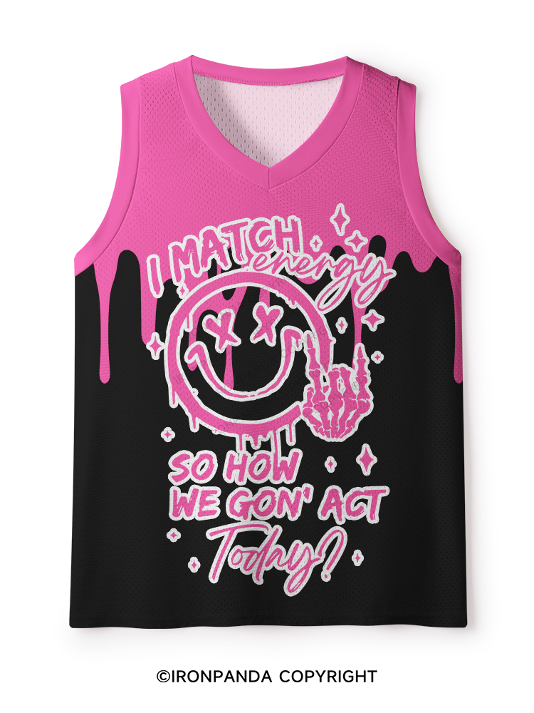 How We Gonna Act Today Mesh Tank Top