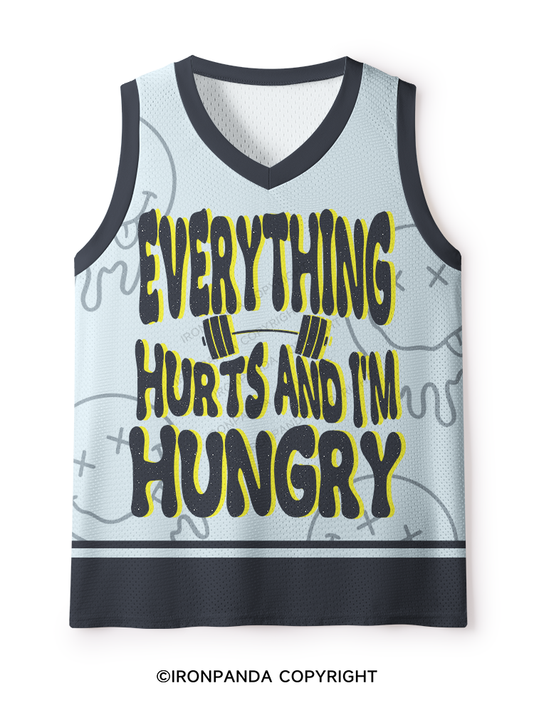 Everything Hurts And I'm Hungry Mesh Tank Top