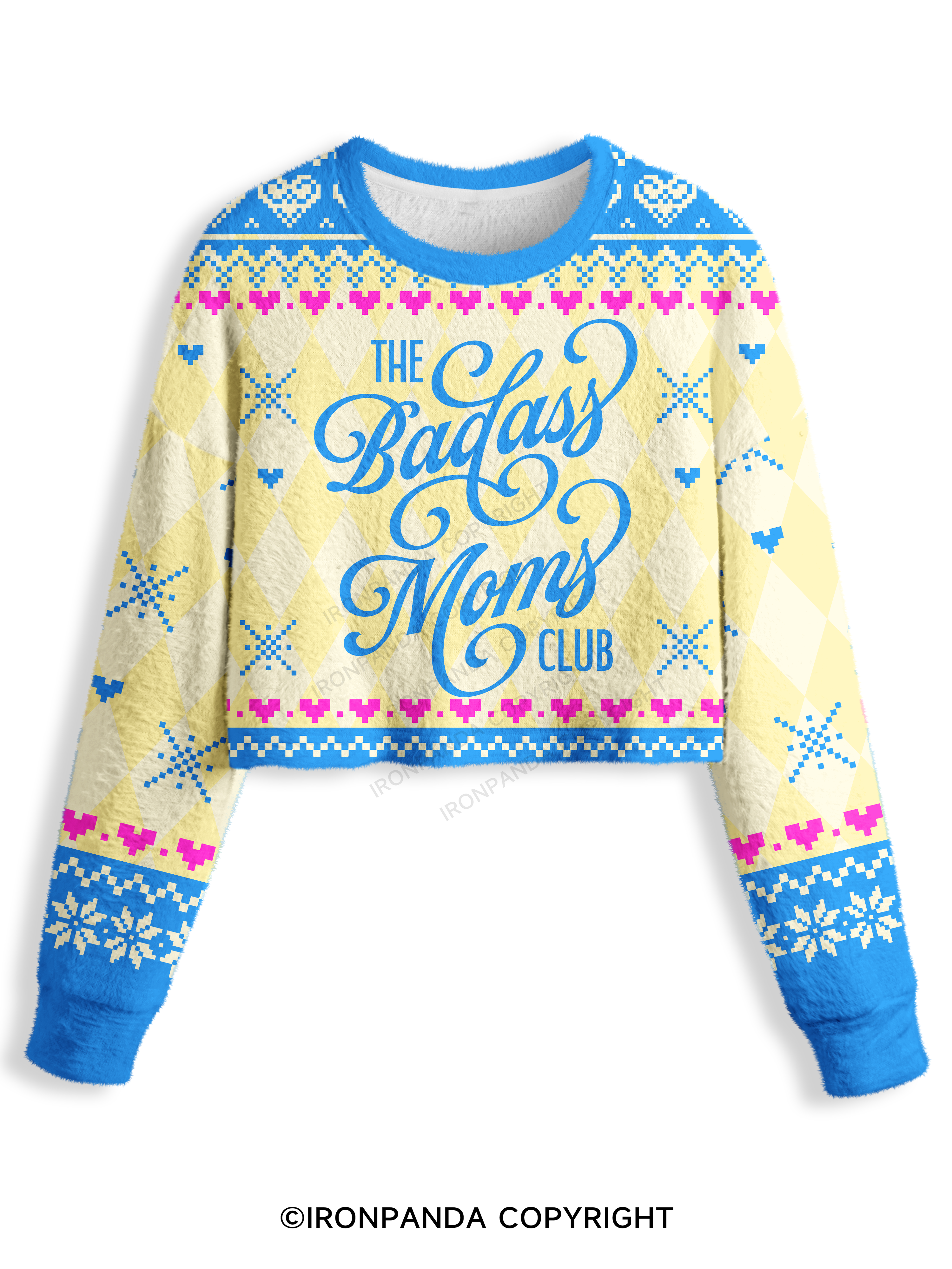 THE BADASS MOMS CLUB Crop Ugly Sweater