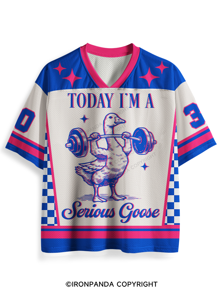 TODAY I'M A Serious Goose Mesh Jersey