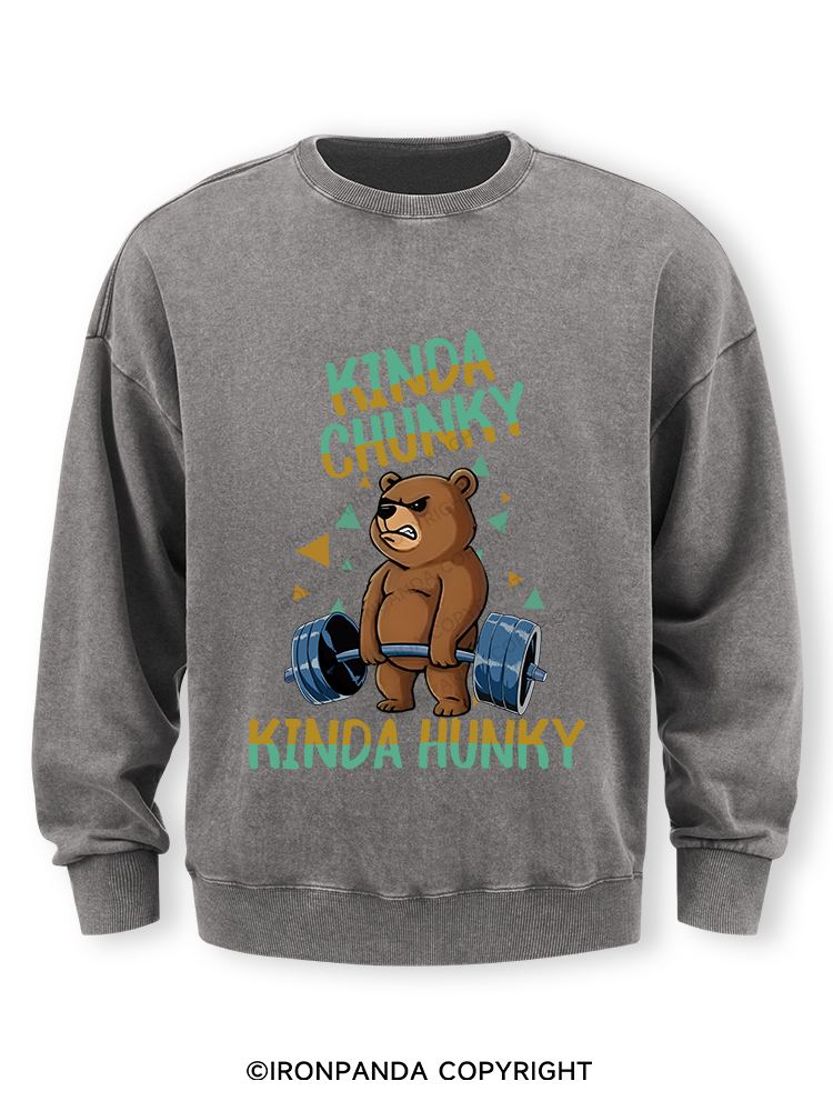 Kinda Chunky Kinda Hunky Washed Sweatshirt