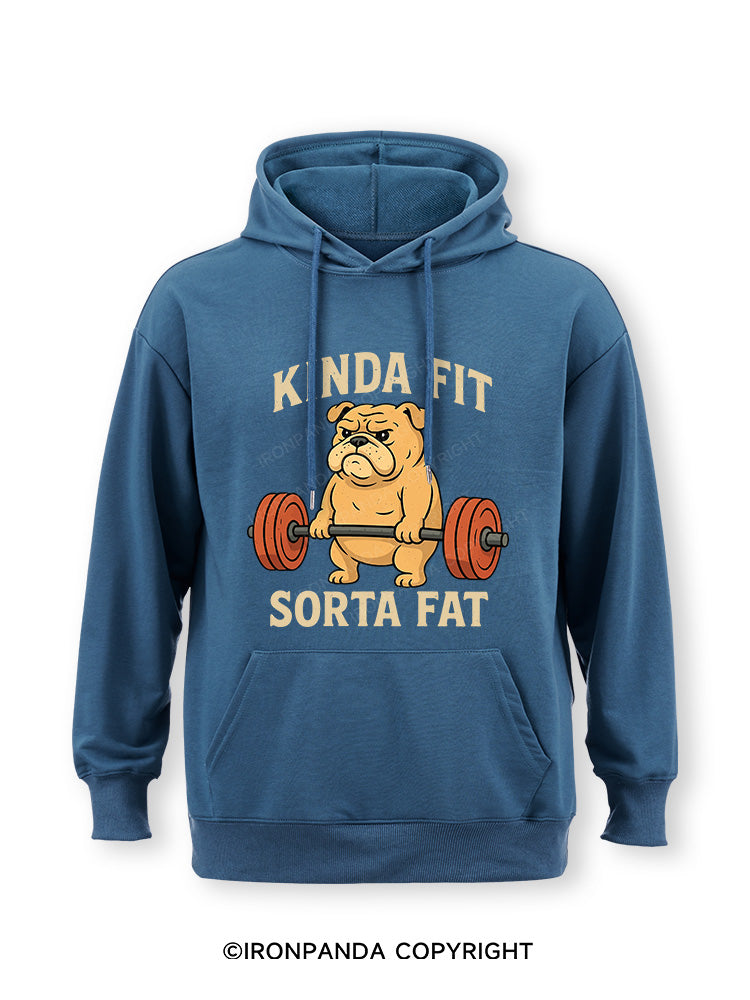 Kinda Fit Sorta Fat Dog New Classic Gym Hoodie