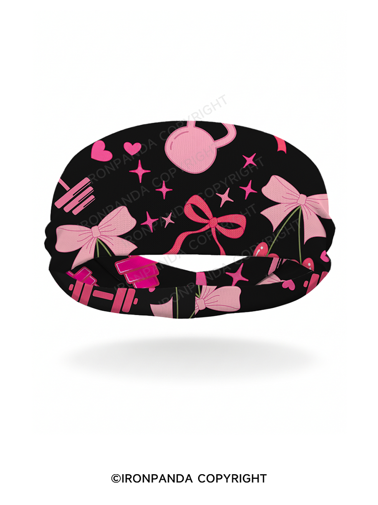 PINK POWER SWEETHEART Gym Headband