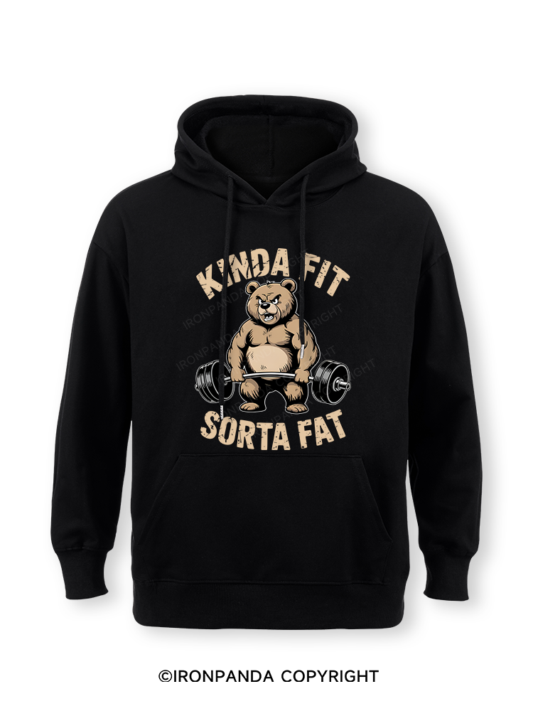 KINDA FIT SORTA FAT BEAR Classic Gym Hoodie