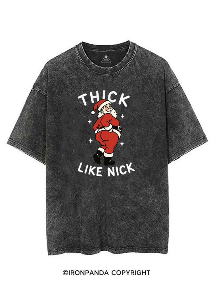 THICK LIKE NICK MERRY THICCMAS VINTAGE GYM SHIRT
