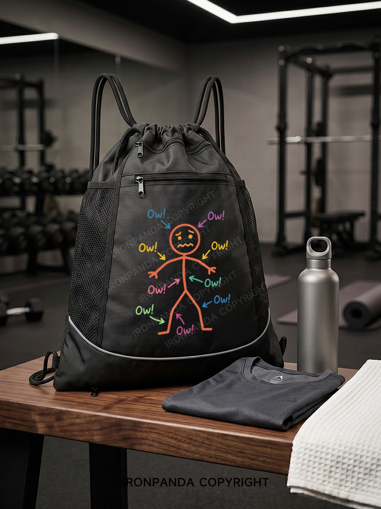 OW! Gym Drawstring Bag