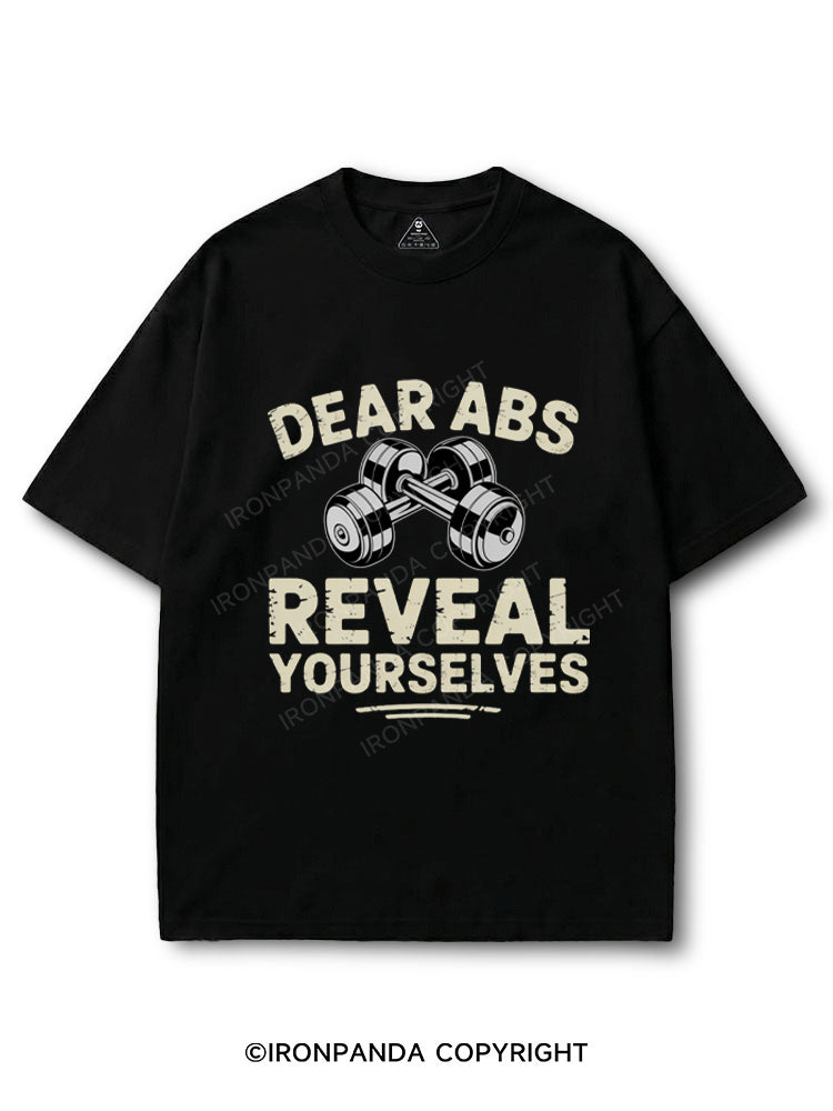 Dear Abs Reveal Yourself COTTON PUMP COVER
