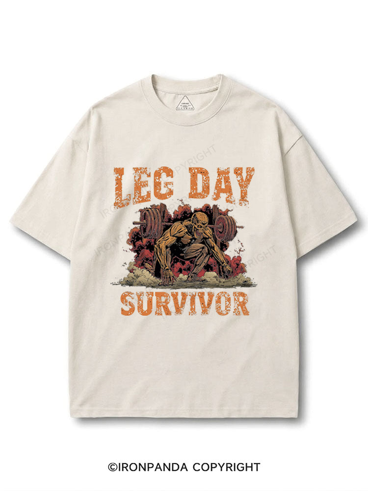 Leg Day Survivor COTTON PUMP COVER