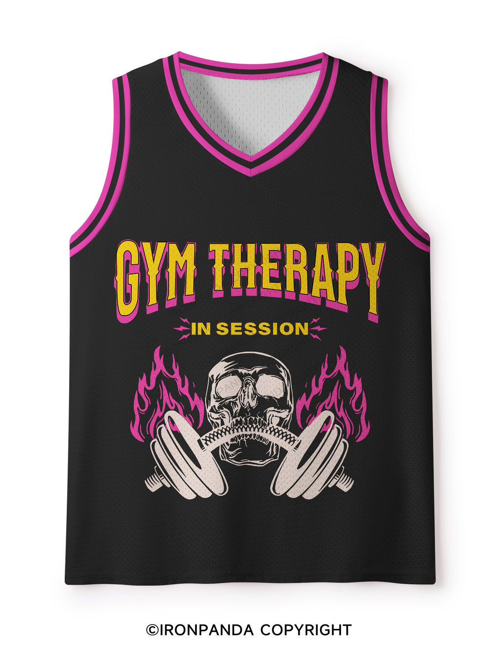 GYM THERAPY IN SESSION Mesh Tank Top