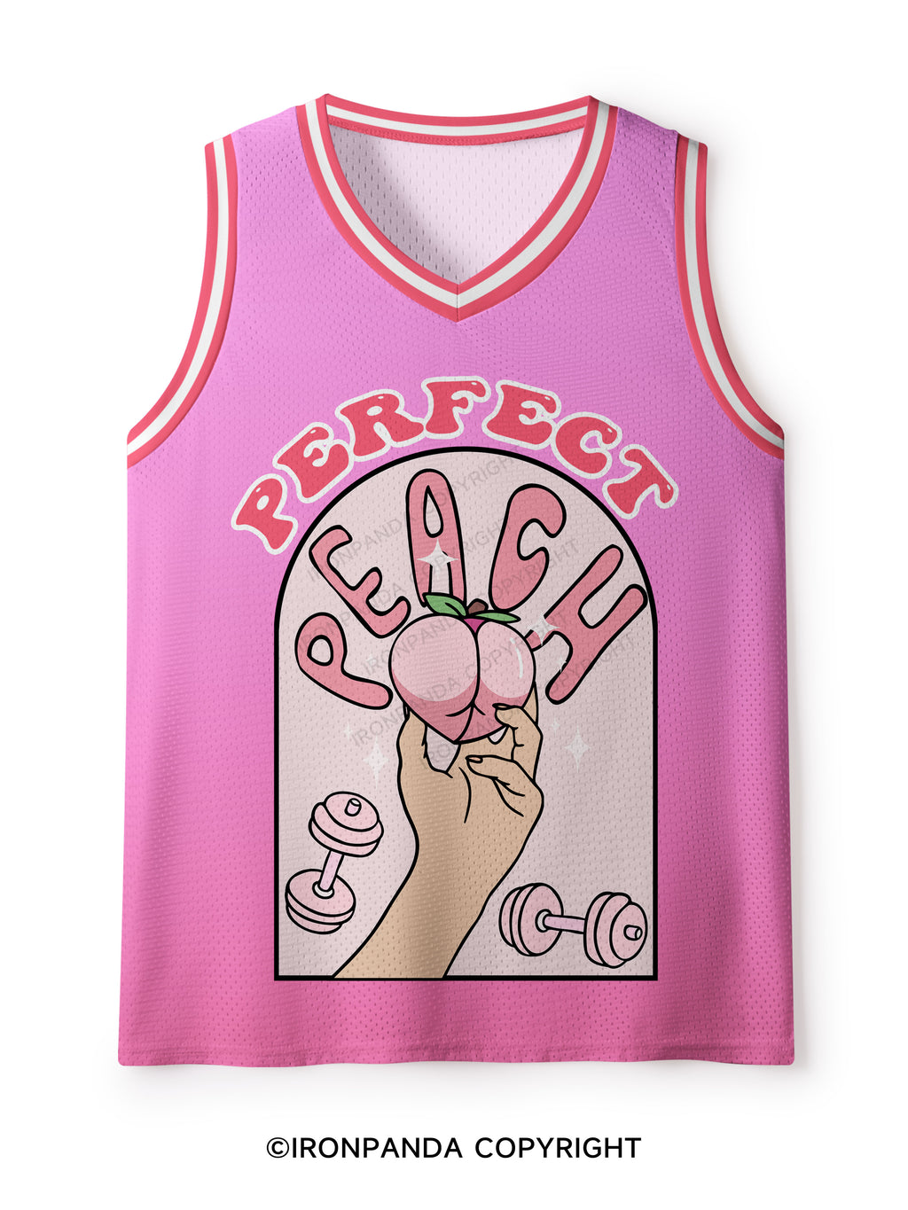 perfect peach Mesh Tank Top