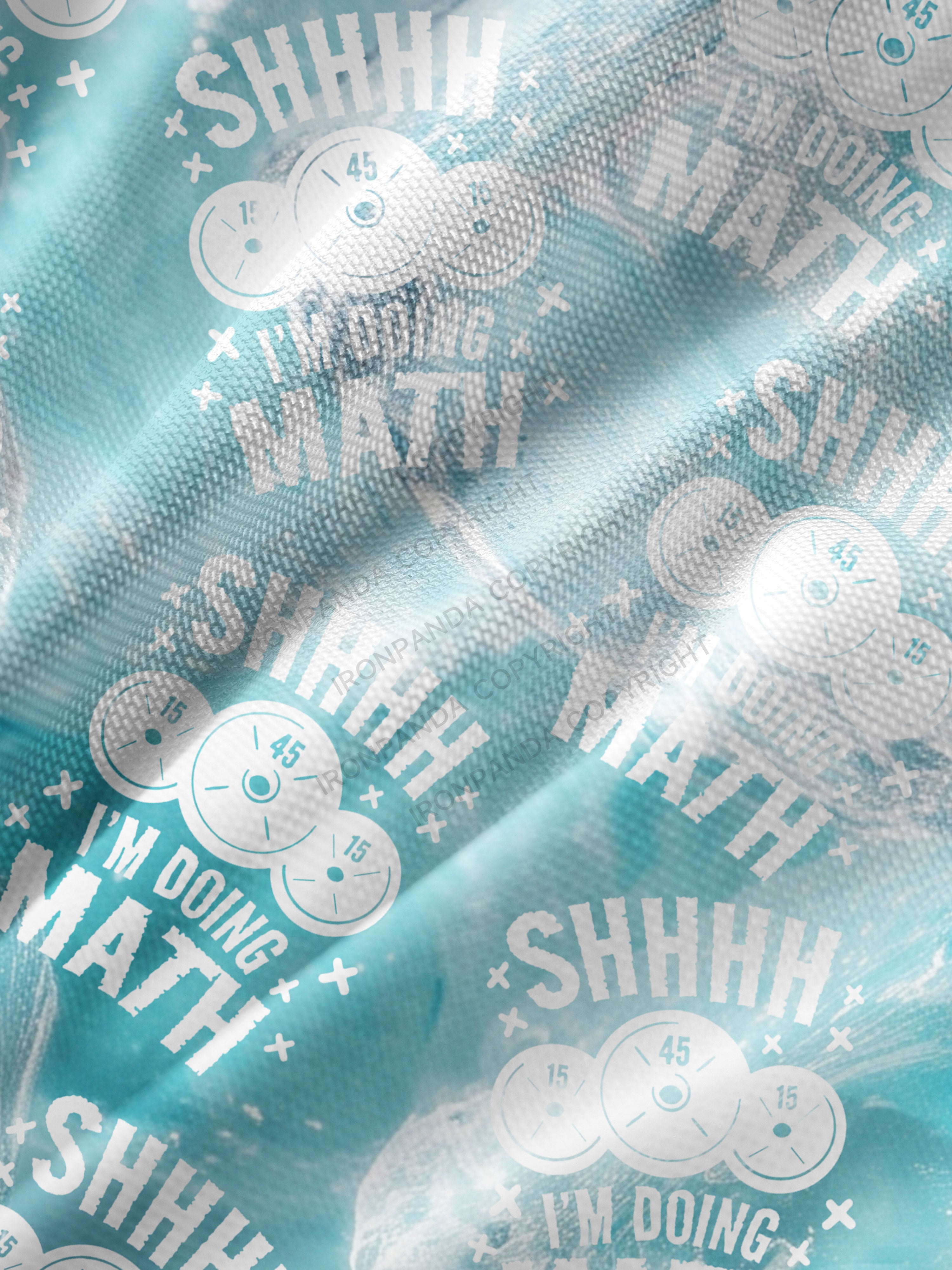SHHHH I'm Doing Math Mesh Long Sleeve Top